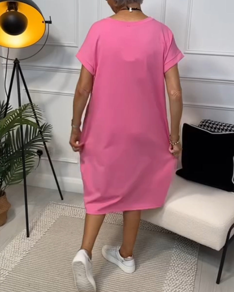 Layne | Luftiges Sommerkleid mit Rundhalsausschnitt