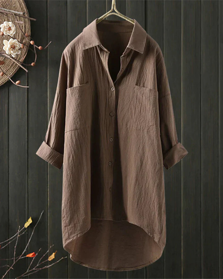 Meike | Schlichte Bluse mit langen Ärmeln