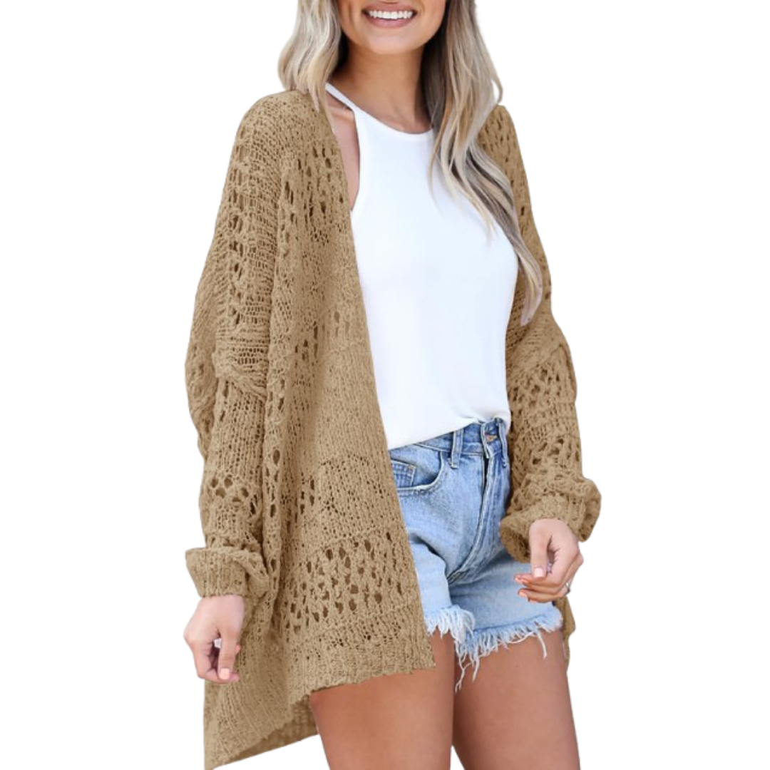 Grenda | Leichter Übergroßer Boho Cardigan