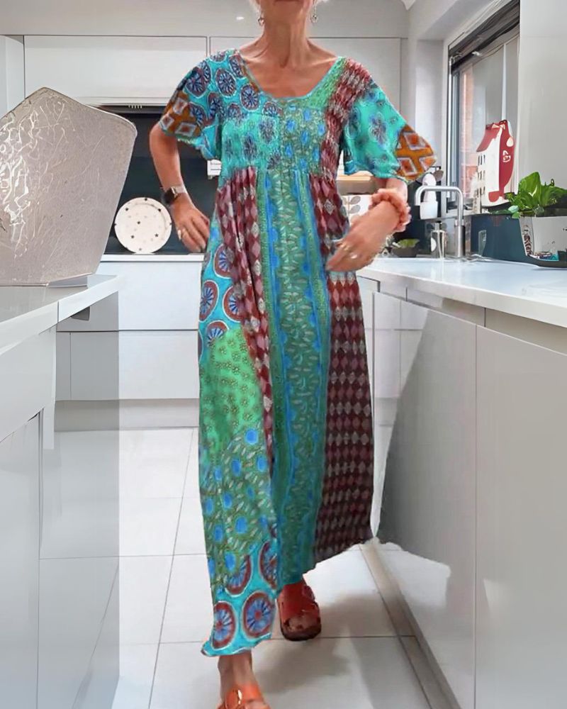 Monna | Buntes Bohemian Kleid