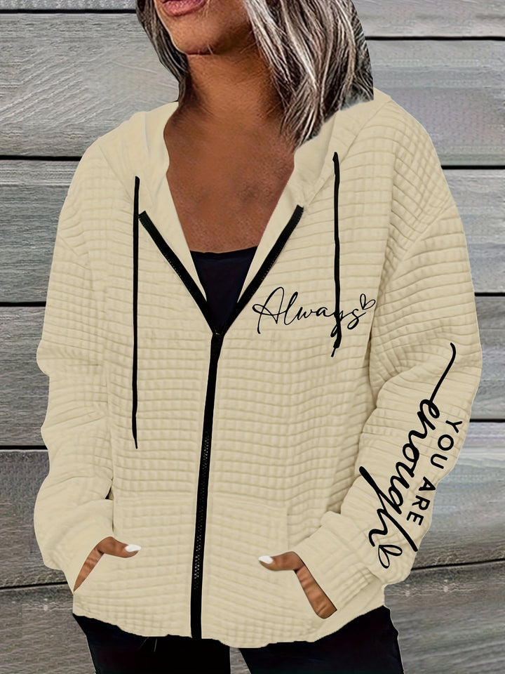 Carolin™ - YOU ARE ENOUGH Kapuzenpullover