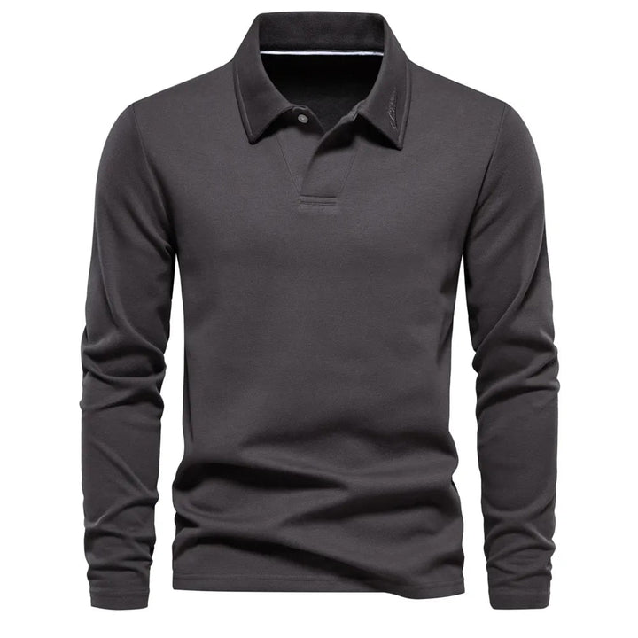 Gary | Langärmliges Poloshirt