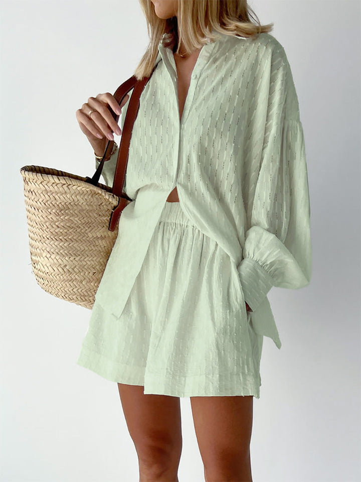 Lizbeh | Luftiges Shirt- und Shorts-Set
