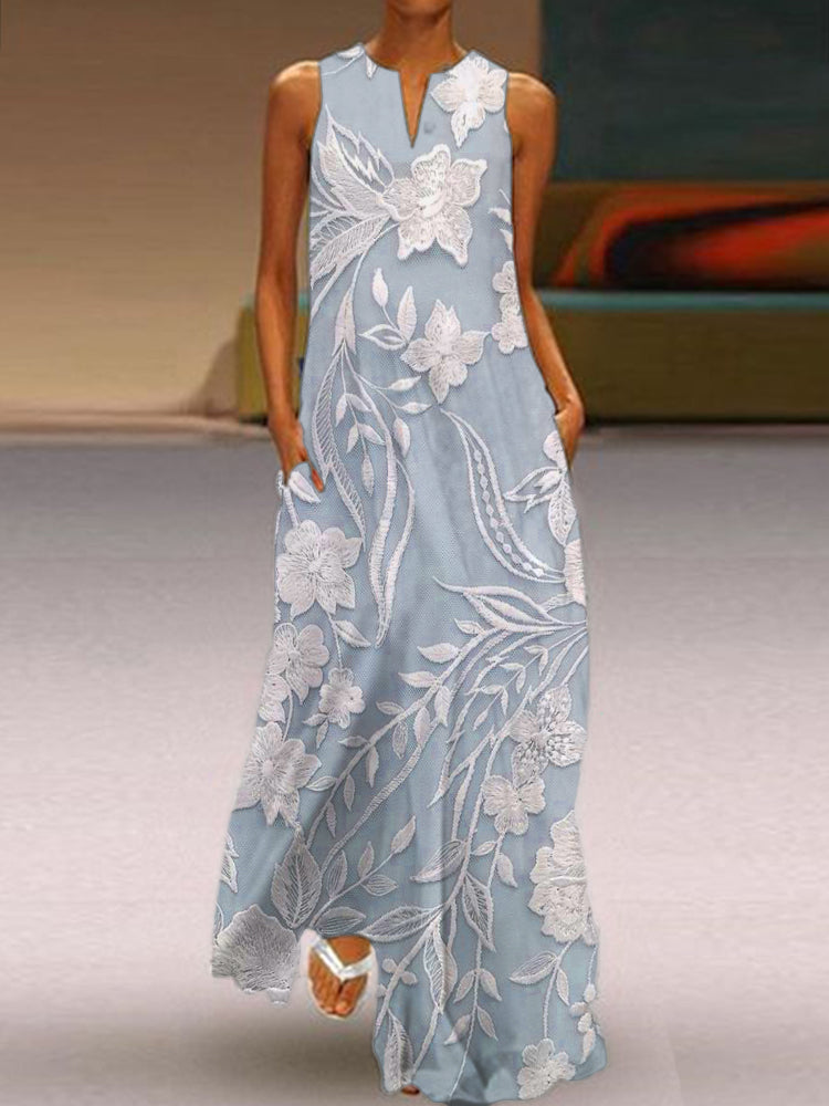 Malorie | Luxuriöses Bedrucktes Kleid