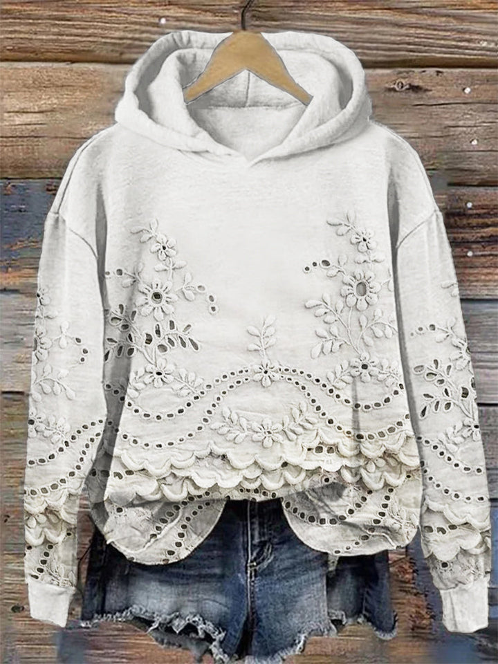 Rizza | Vintage Bedruckter Hoodie