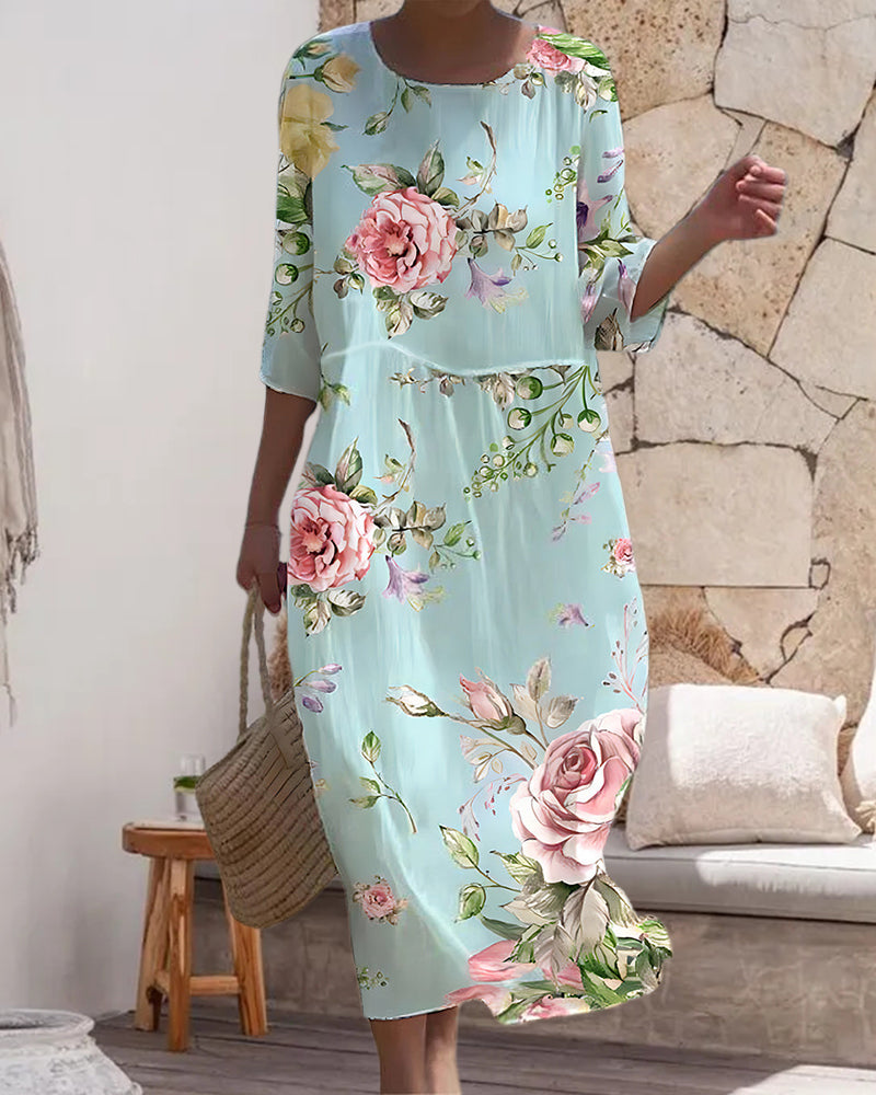 Alessian | Elegantes Blumenkleid