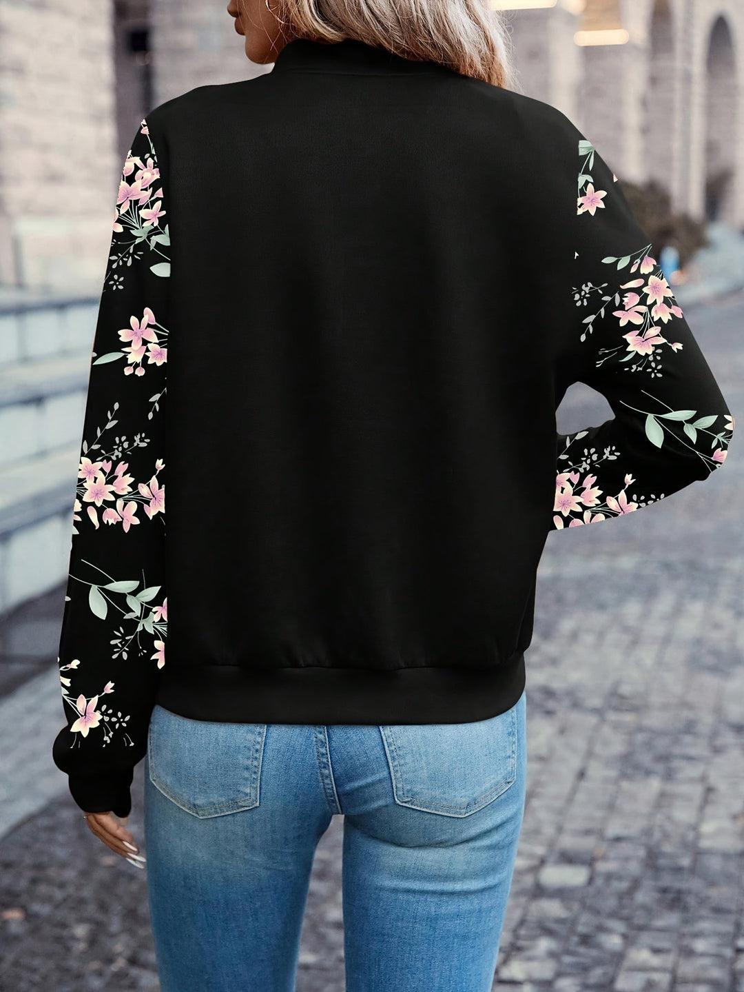 Fenna | Modische Jacke mit Blumenmuster