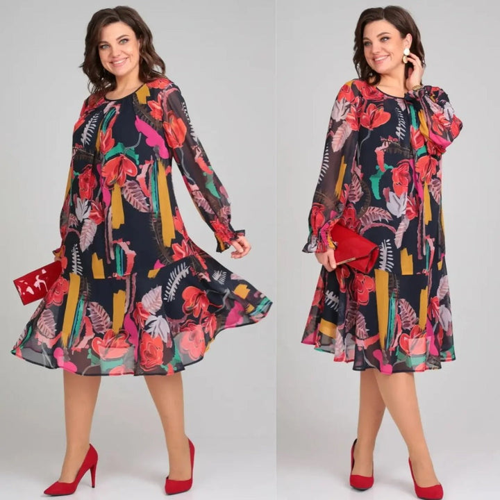 Andrea™ - Modisches Blumenkleid