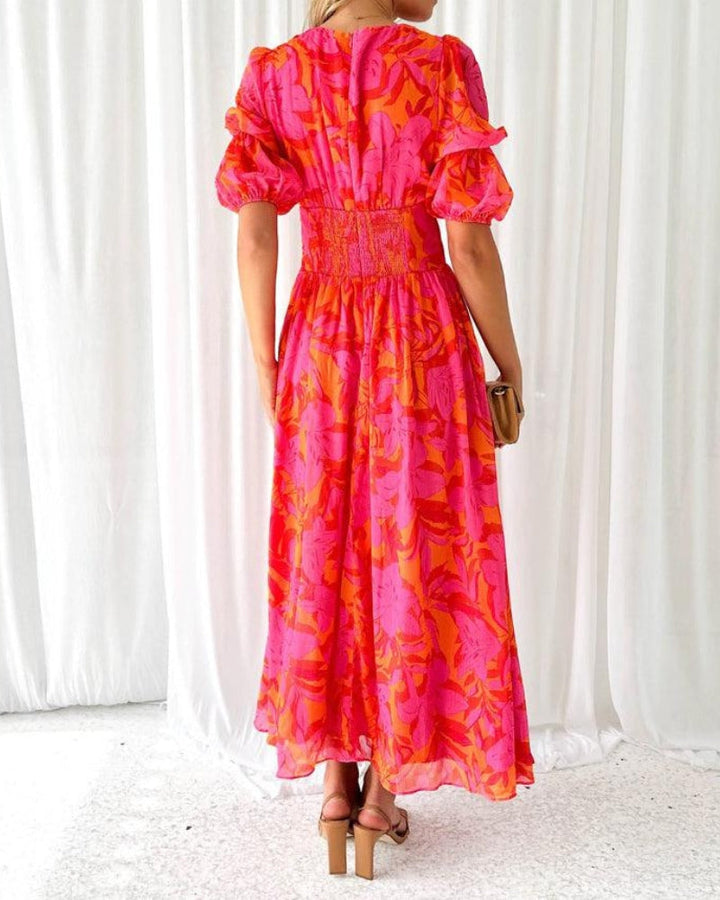 Bexley | Rosarot Maxikleid