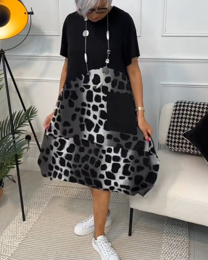 Zeyla | Luftiges Sommerkleid mit Rundhalsausschnitt