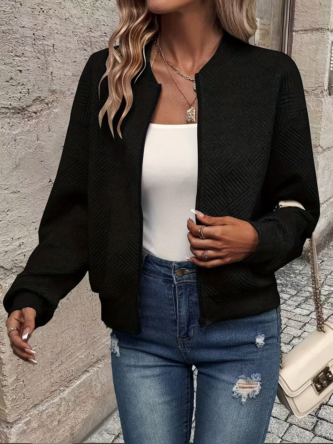 Alazne | Leichte Zip-Up Jacke