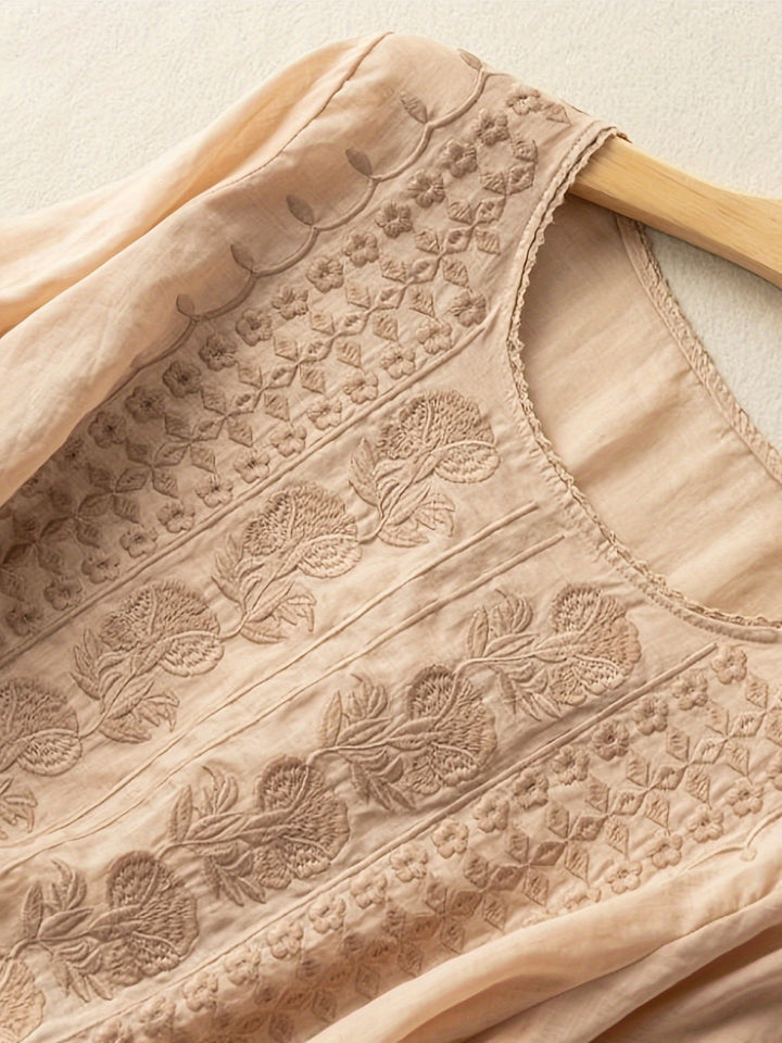 Everleigh | Damenbluse mit Stickerei