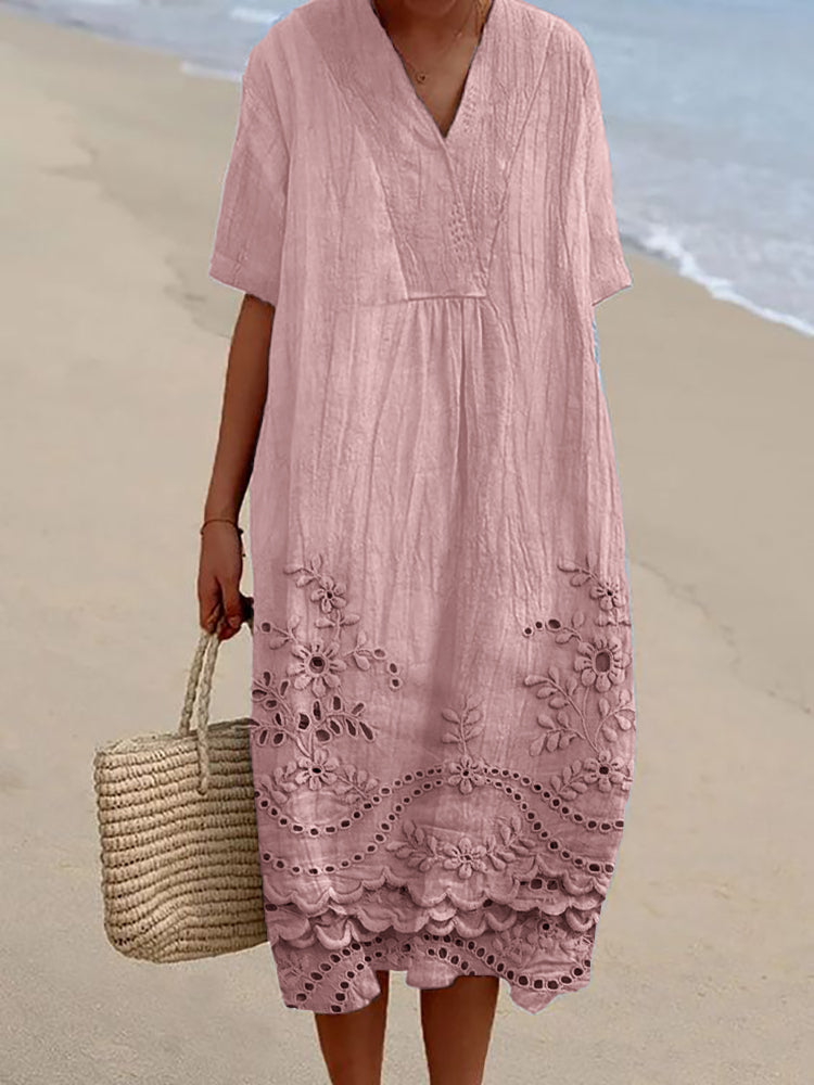 Caralina | Sommer Gedrucktes Kleid
