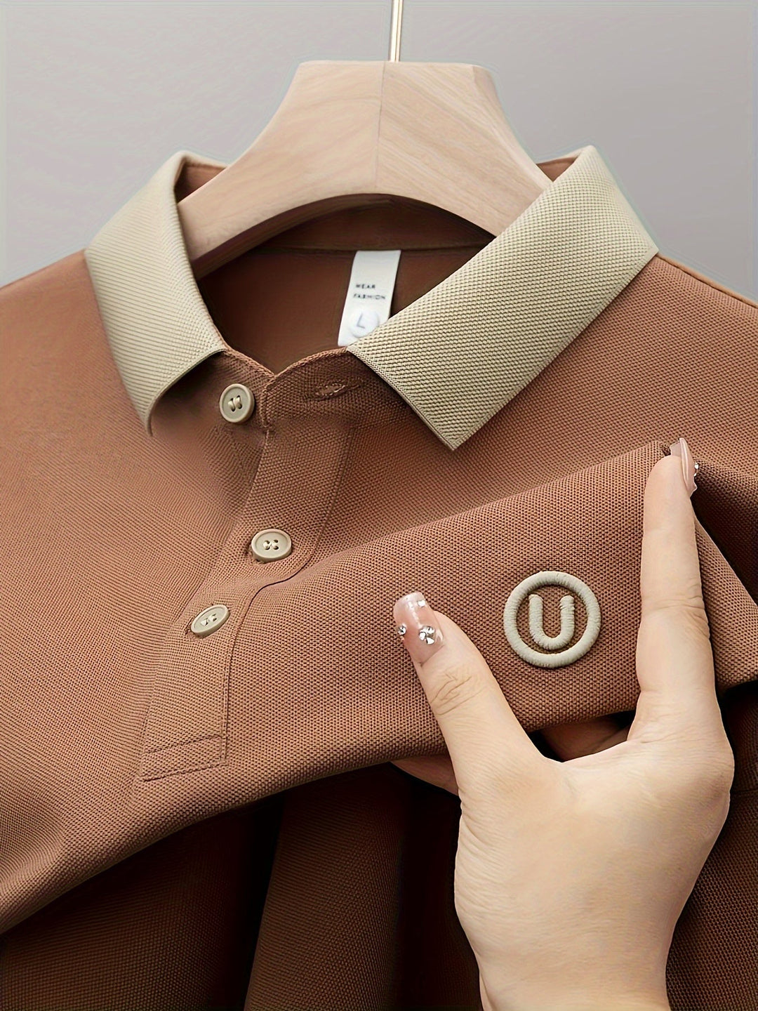 Nicholas | Besticktes Polo-Shirt mit kurzen Ärmeln