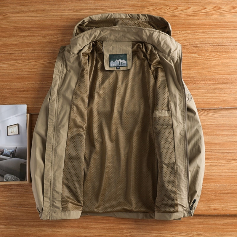 Adrino | Wasserabweisende Jacke mit Kapuze