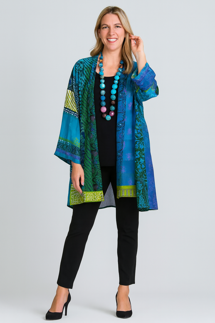 Adeline | Gemütliche Bunte Strickjacke