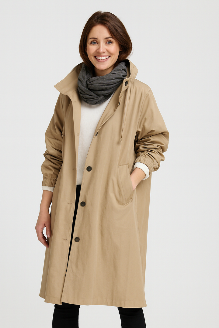 Amara | Leichter Wasserdichter Trenchcoat