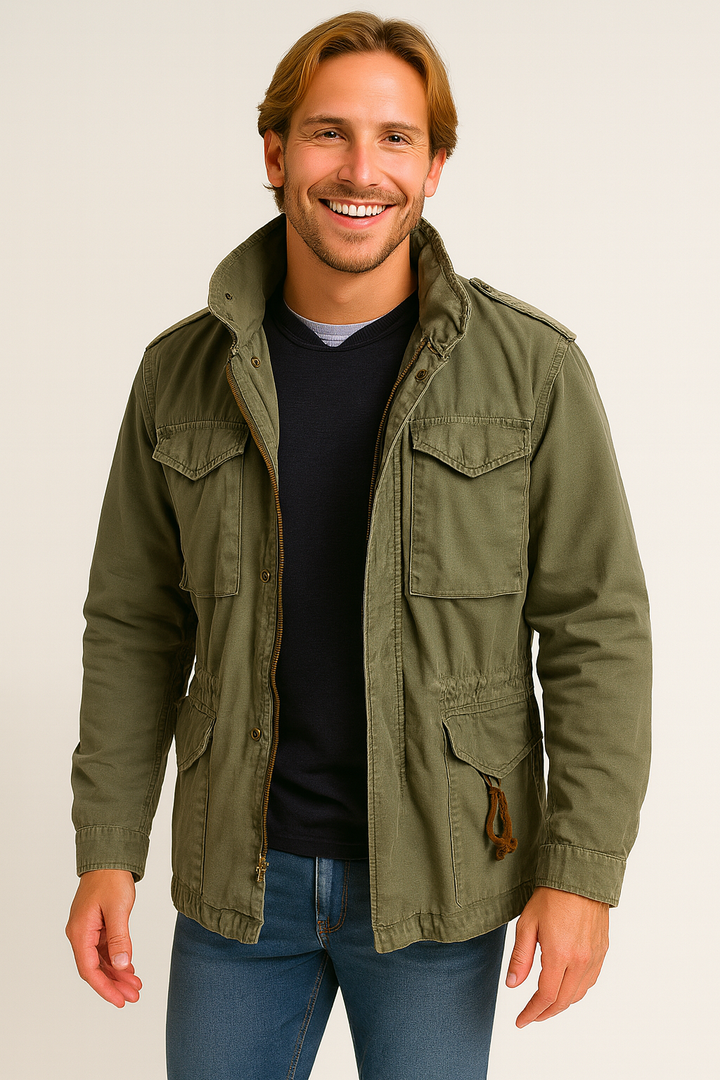 Archer | Lässige Feldjacke mit Kapuze und mehreren Taschen