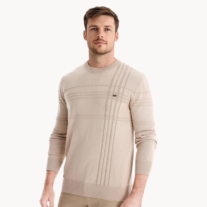 Dominic | Karierter Pullover
