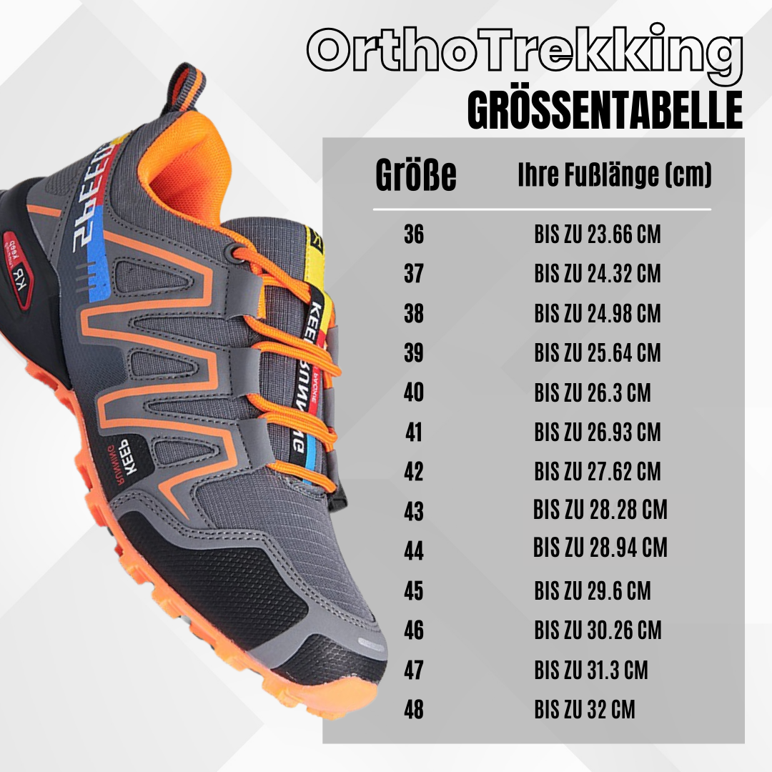 Simeon | Ergonomische Schmerzlindernde Trekking und Wanderschuhe