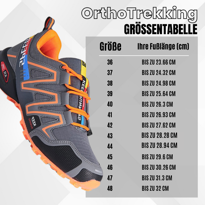 Simeon | Ergonomische Schmerzlindernde Trekking und Wanderschuhe