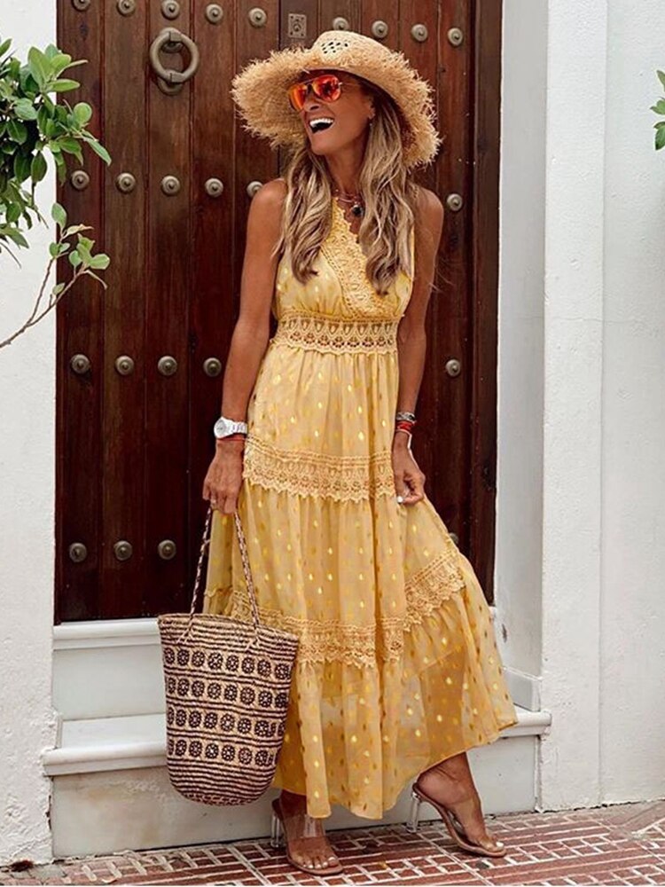 Jerlyn | Boho-Maxikleid