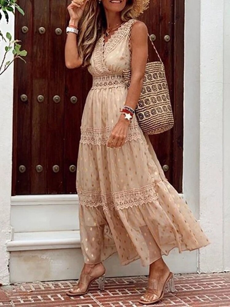 Jerlyn | Boho-Maxikleid