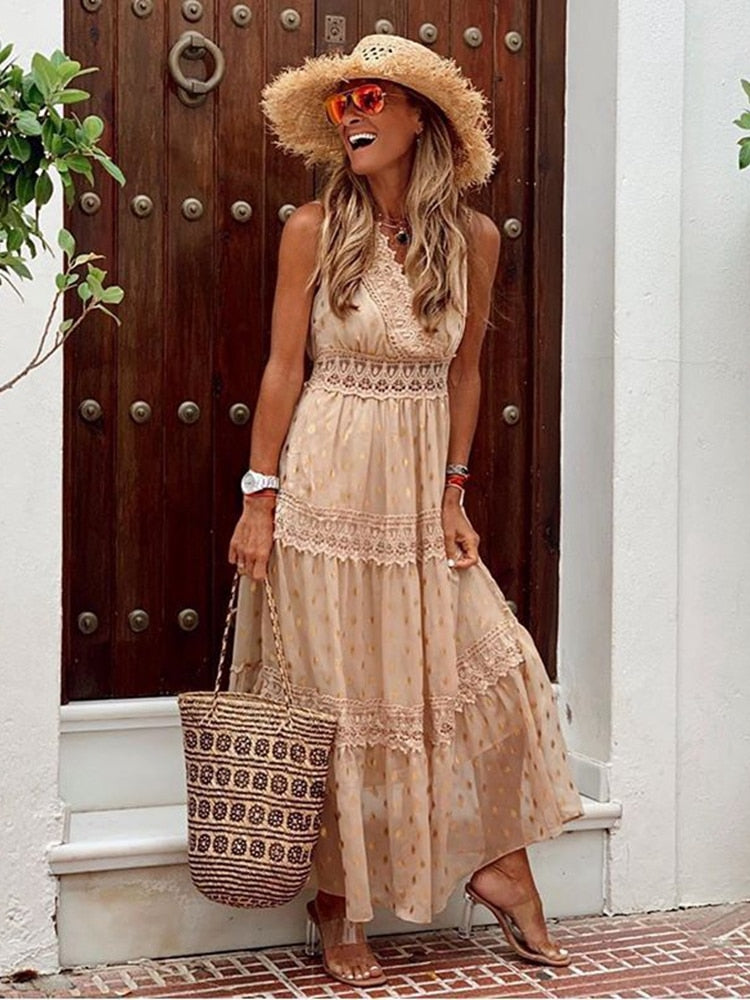 Jerlyn | Boho-Maxikleid