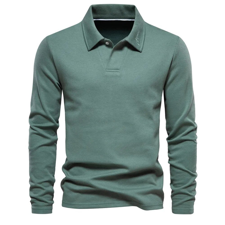 Gary | Langärmliges Poloshirt