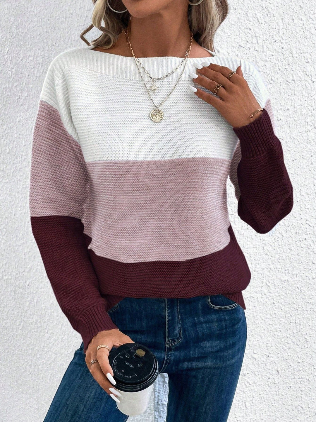 Jade | Ombre Strickpullover