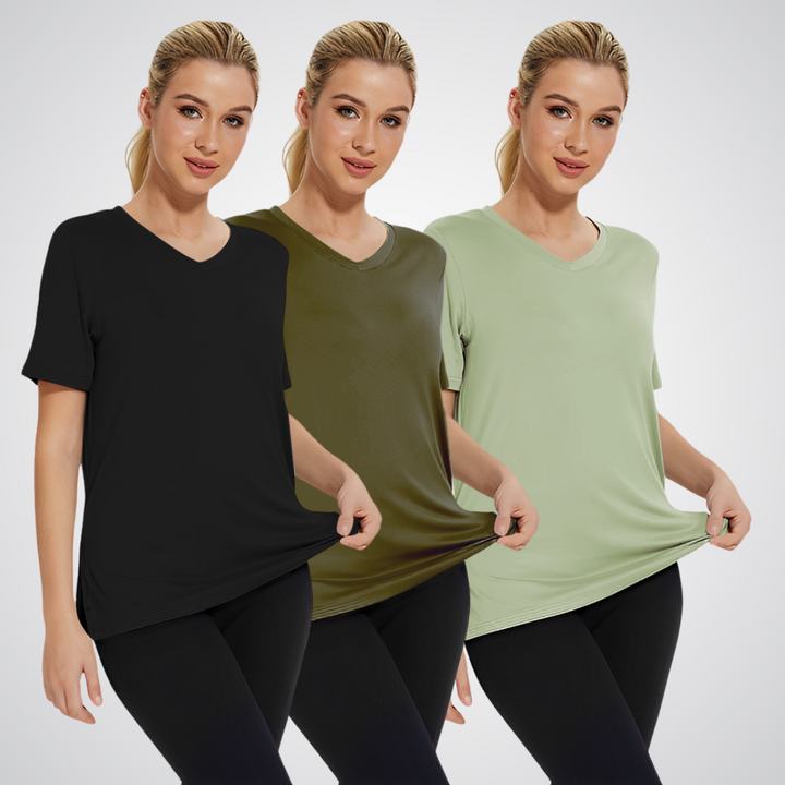 Sheyma | Lässiges, lockeres T-Shirt (3er-Pack)