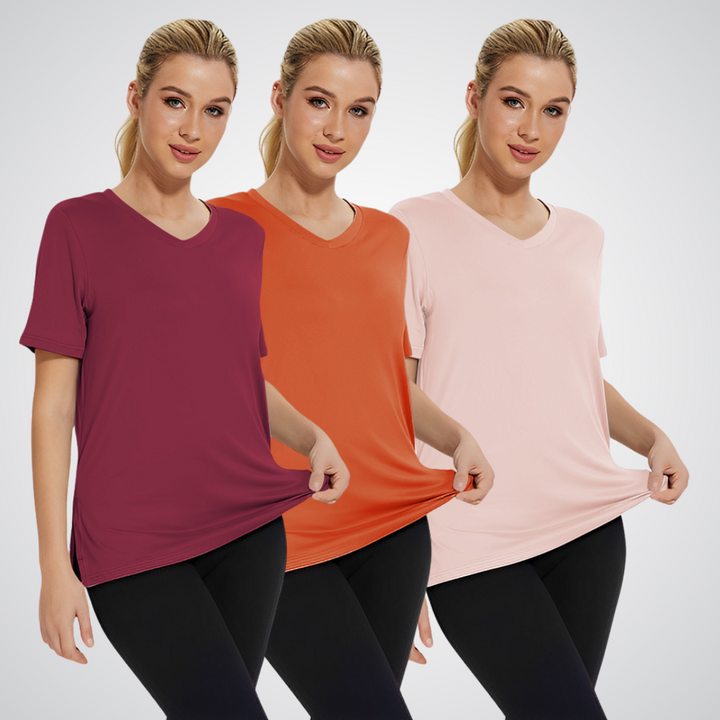 Sheyma | Lässiges, lockeres T-Shirt (3er-Pack)