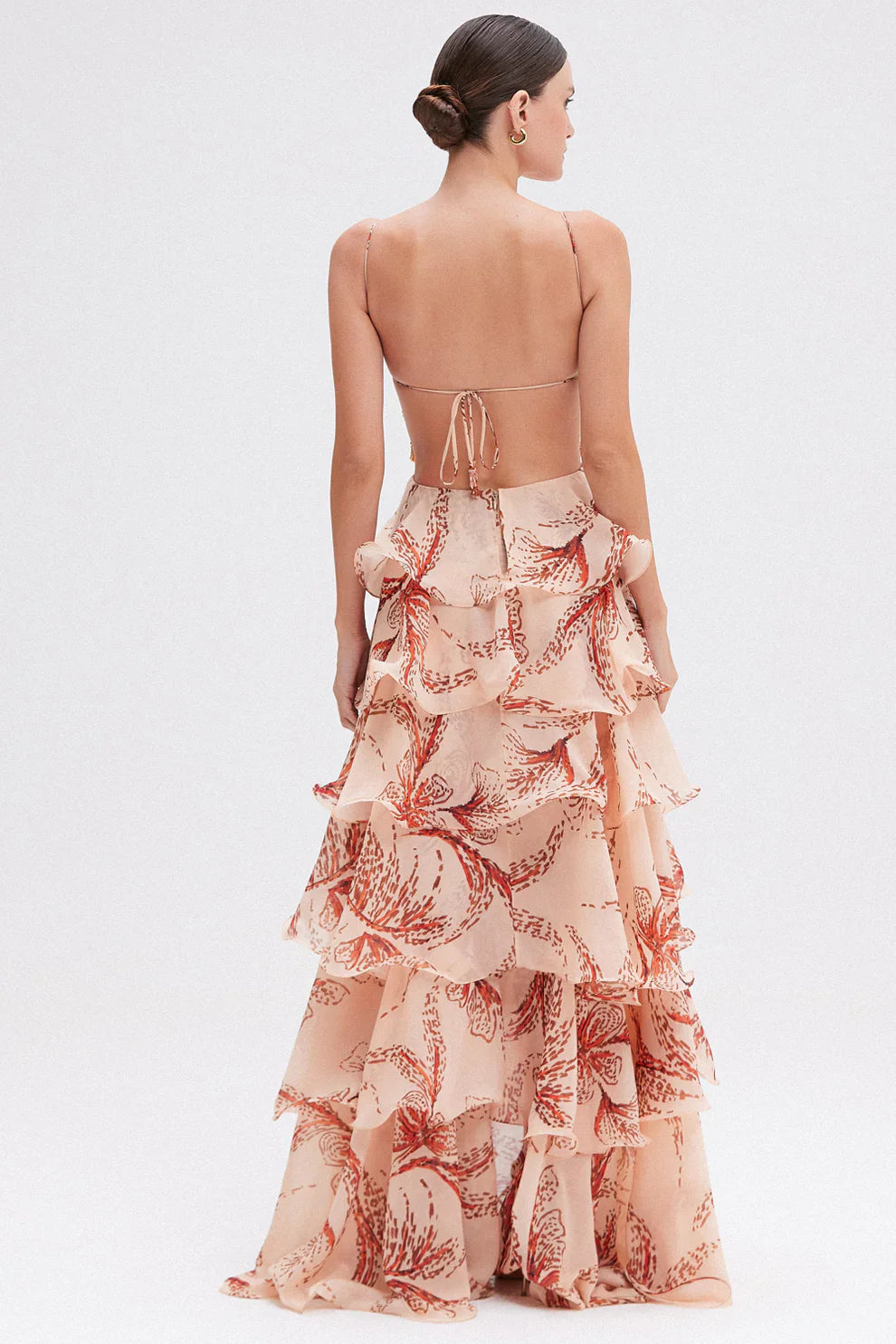Carolina | Elegantes Damenkleid mit Volants