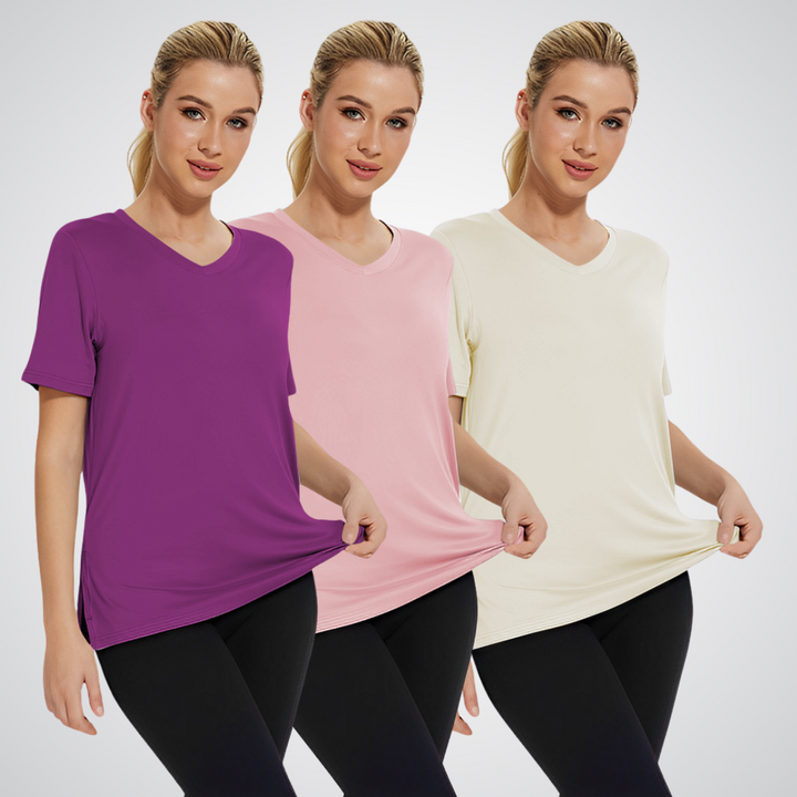 Sheyma | Lässiges, lockeres T-Shirt (3er-Pack)