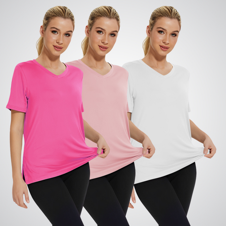Sheyma | Lässiges, lockeres T-Shirt (3er-Pack)