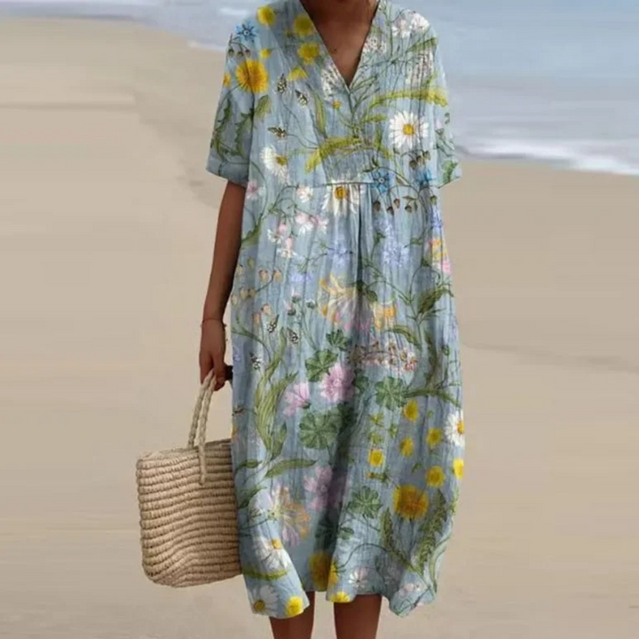 Chana | Buntes Blumenkleid für Damen