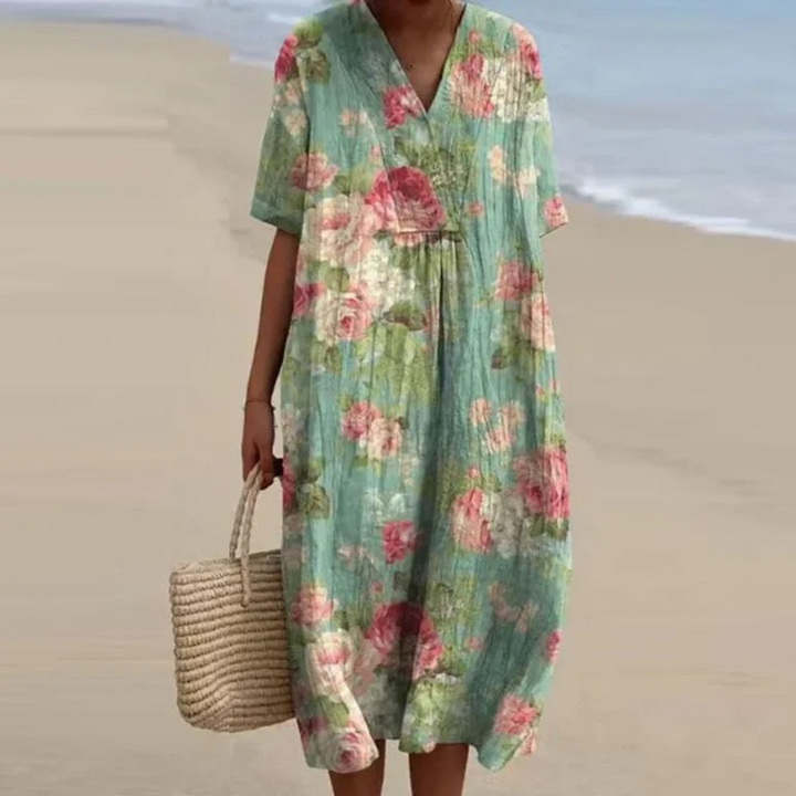 Chana | Buntes Blumenkleid für Damen