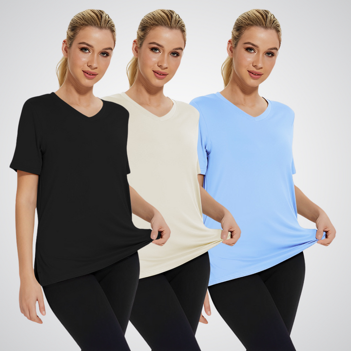 Sheyma | Lässiges, lockeres T-Shirt (3er-Pack)