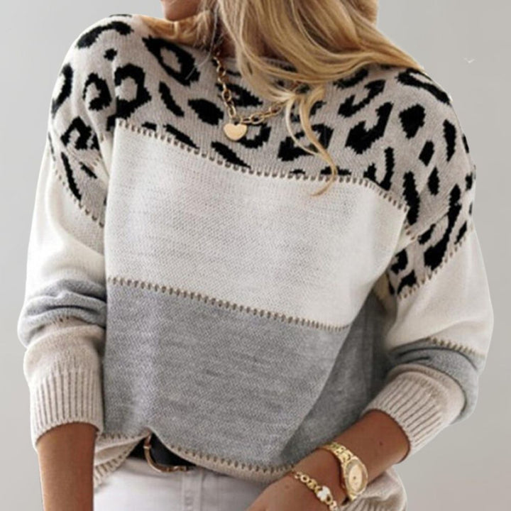Cheyenne - Bequemer Pullover im Leo-Design