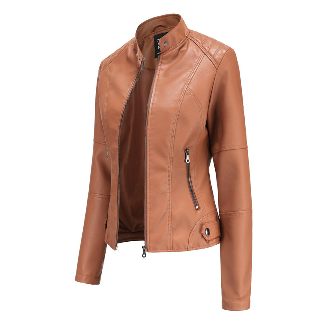 Milena™ - Stilvolle Lederjacke