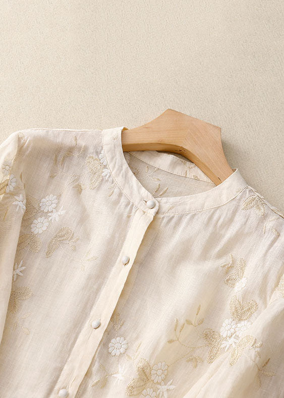 Tilly | Schicke Bluse mit gestickten Akzenten