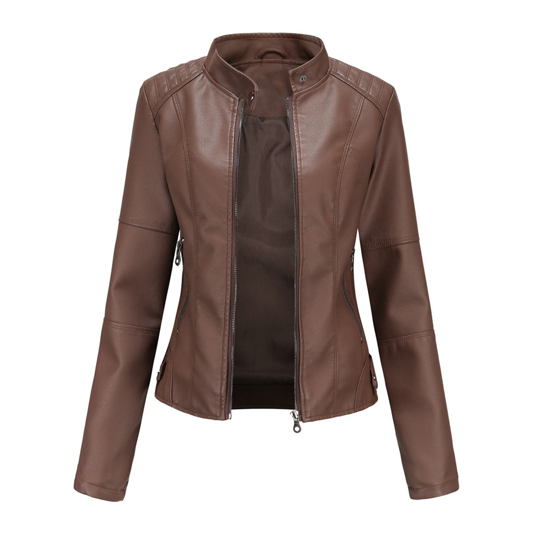 Milena™ - Stilvolle Lederjacke