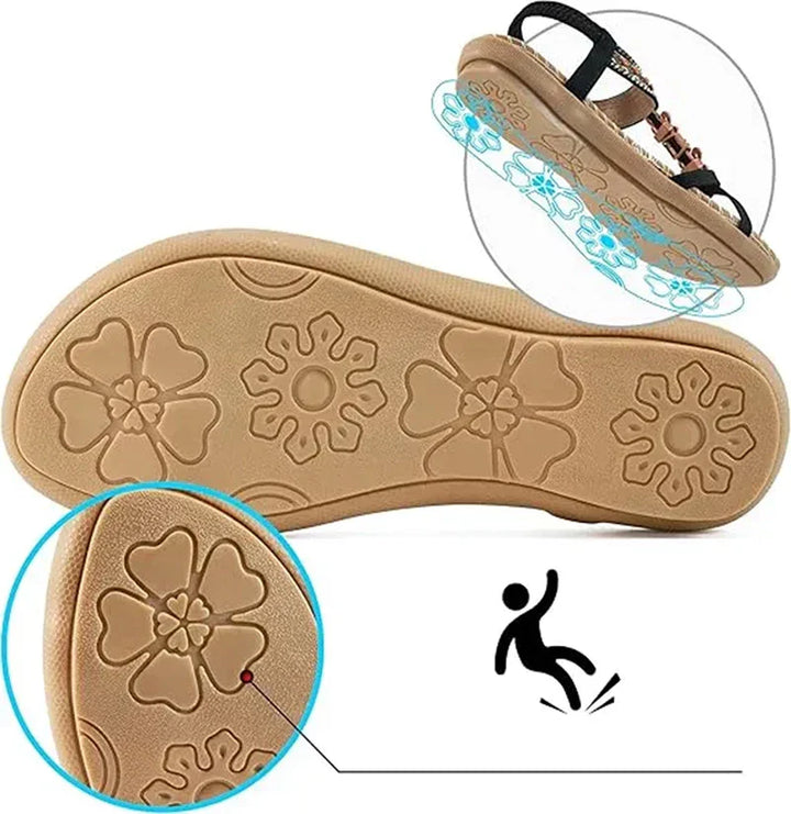 Lilay | Elegante Orthopädische Blüten Sandalen