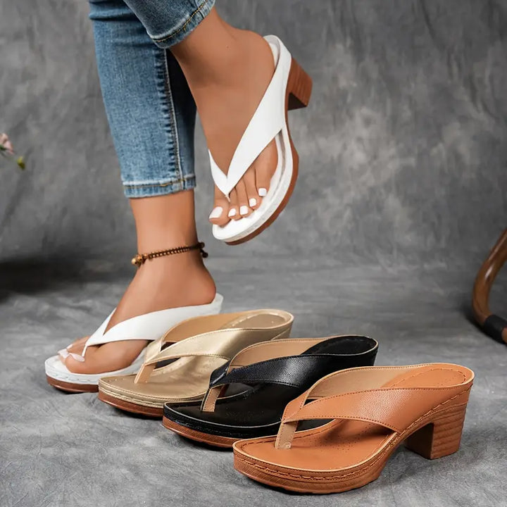 Liesel | ultra-bequeme Sandalen mit Blockabsatz