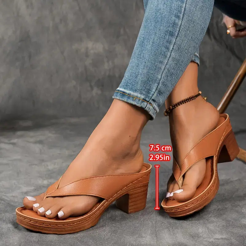 Liesel | ultra-bequeme Sandalen mit Blockabsatz