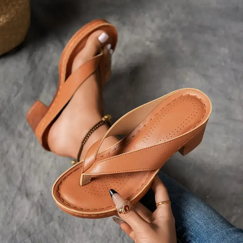 Liesel | ultra-bequeme Sandalen mit Blockabsatz
