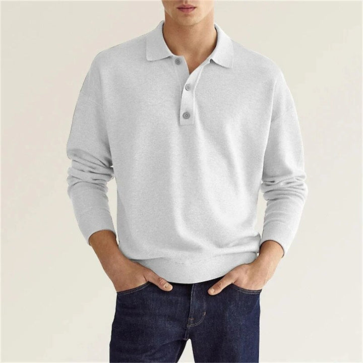 Raymond | Elegantes Herren-Poloshirt mit langen Ärmeln