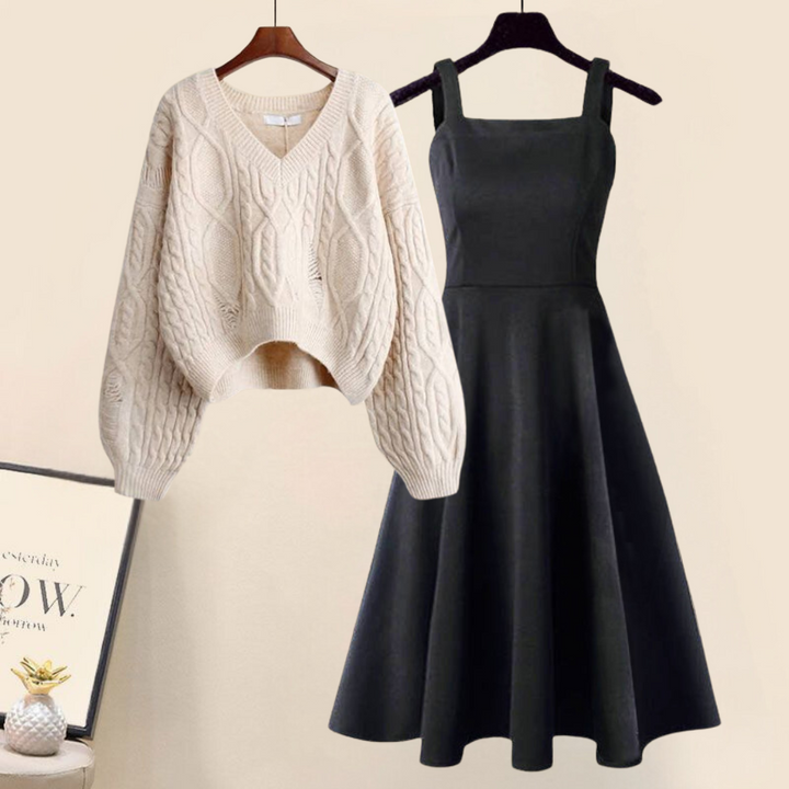 Lexy | Eleganter Pullover mit Fischschwanzrock