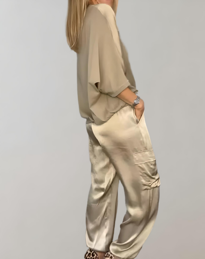 Finley™ - Seidiges Cargo Lounge Set