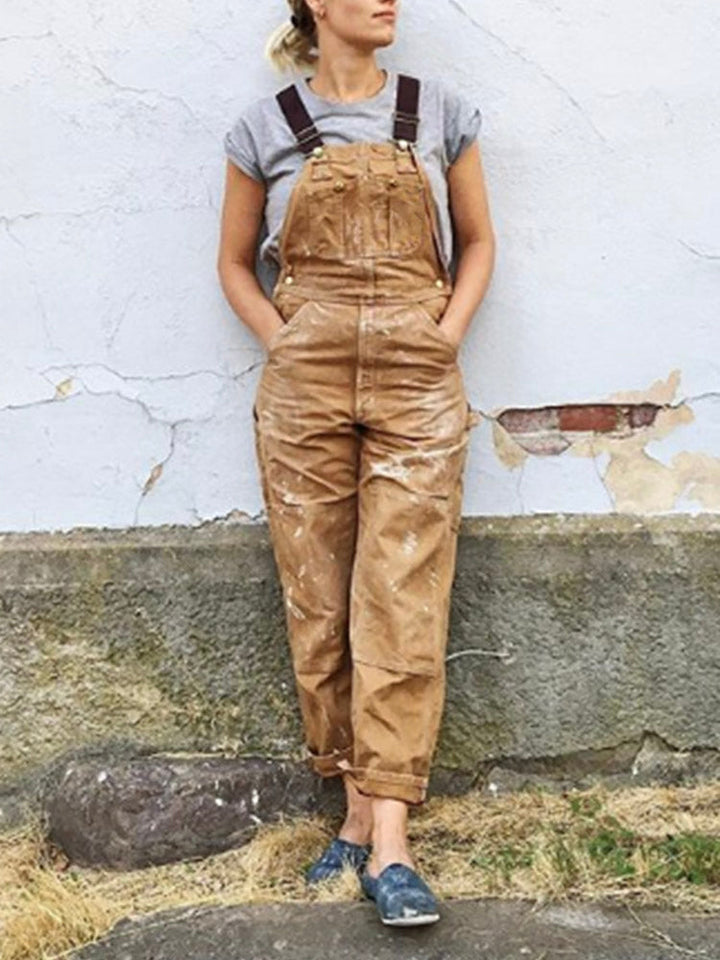 Demi | Stilvoller Canvas-Overall